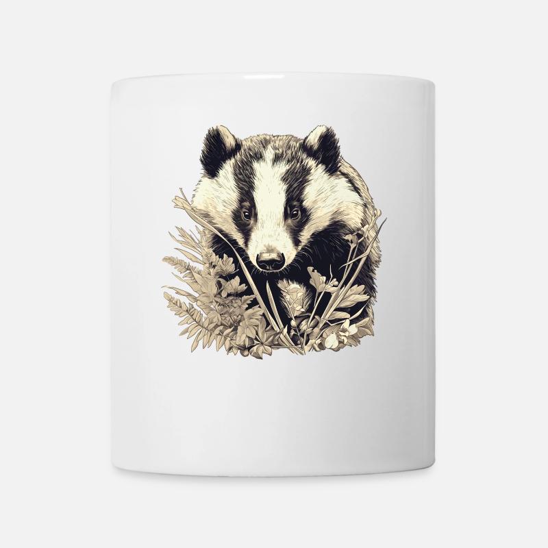 Blaireau Dachse Dachs - Mug blanc - blanc