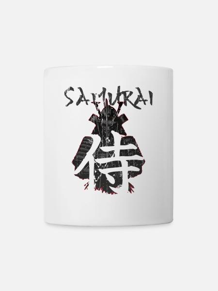Japan Samurai japanische Kunst - Tasse - Weiß