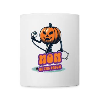 Mutti Des Kürbisfelds Lustiger Spruch Halloween - Tasse - Weiß - Vorne