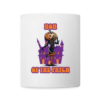 Maman du champ de citrouilles dicton amusant - Mug blanc - blanc - Devant