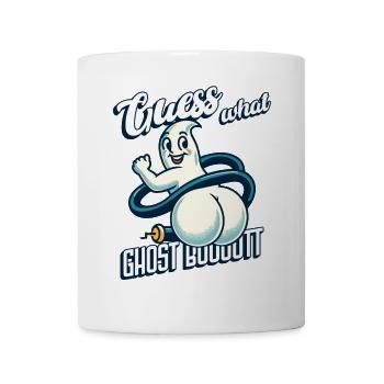 Devinez ce que les fantômes disent drôles de fantômes - Mug blanc - blanc - Devant