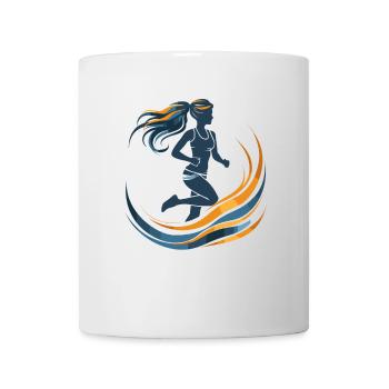 Graphic Runner - Mug - white - Front