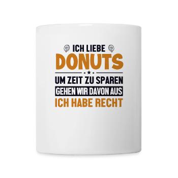 Donuts haben immer Recht Doughnut Maker Glazed - Tasse - Weiß - Vorne