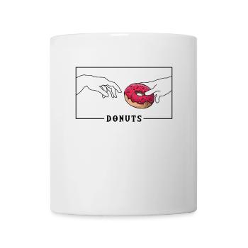 Michelangelo Création d’Adam Donuts Beignet - Mug blanc - blanc - Devant
