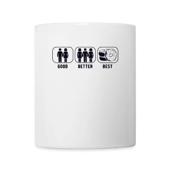 Bon Meilleur Meilleur Donut Doughnut Maker Glacé - Mug blanc - blanc - Devant