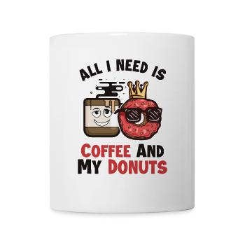 Café et mes beignets Doughnut Maker Glazed Lover - Mug blanc - blanc - Devant
