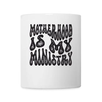 La maternité est mon ministère - Mug blanc - blanc - Devant