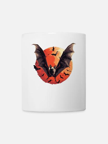 Bat Fledermäuse Fledermaus - Tasse - Weiß