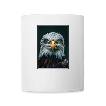 Pygargue à tête blanche Weißkopfseeadler - Mug blanc - blanc - Devant