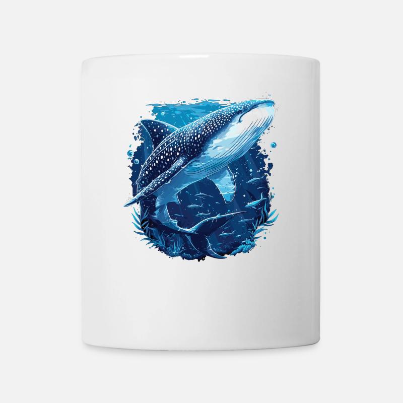 requin-baleine Requin-baleine requin-baleine - Mug blanc - blanc