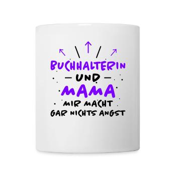 Buchhalterin Spruch Lustiges Buchhalterin Geschenk - Tasse - Weiß - Vorne