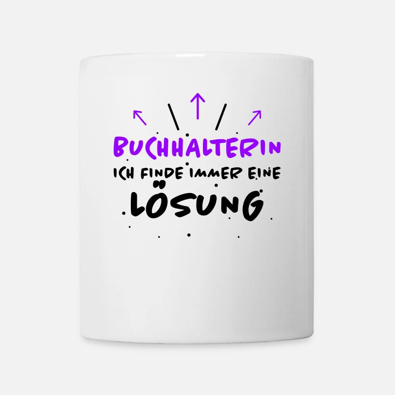 Buchhalterin Spruch Lustiges Buchhalterin Geschenk - Tasse - Weiß