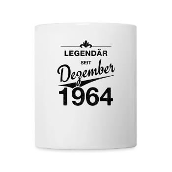 60th birthday Legendary since December 1964 - Mug - white - Front