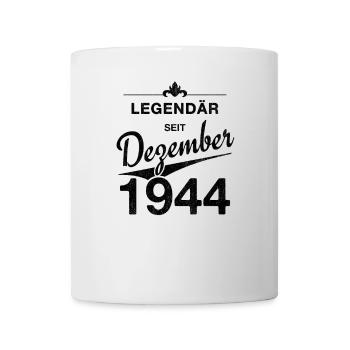 80th birthday Legendary since December 1944 - Mug - white - Front
