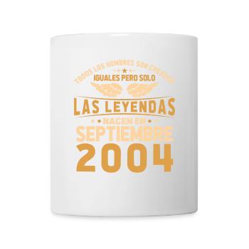 The Legends are born in September 2004 - Mug - white - Front