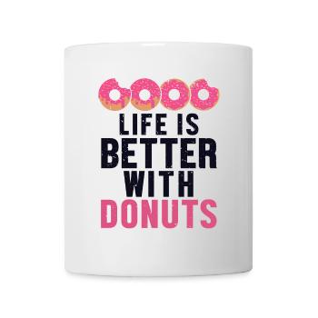 Life is Better With Donuts Doughnut Glazed Maker - Mug - white - Front
