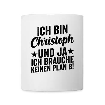 First name Chris Christoph - Mug - white - Front