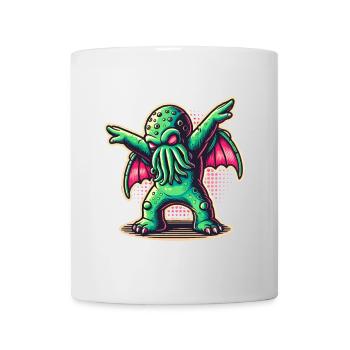 Drôle de danse Cthulhu - Mug blanc - blanc - Devant