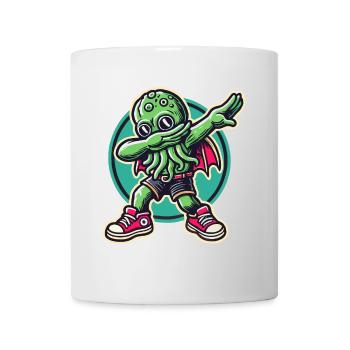 Lustiger Dabbender Cthulhu Dabbing Design - Tasse - Weiß - Vorne