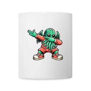 Lustiger Dabbender Cthulhu Dabbing Design - Tasse - Weiß - Vorne