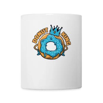 Donut King Donut-Maker Glasierter Liebhaber-Donut - Tasse - Weiß - Vorne