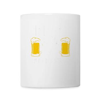 Boire Des Bières Et Laisser Pousser Des Barbes, Drôle De Barbe - Mug blanc - blanc - Devant