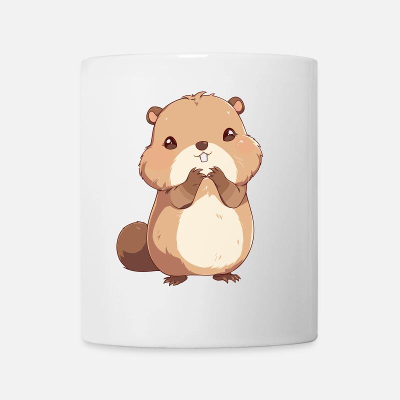 Beaver Biber - Mug blanc - blanc