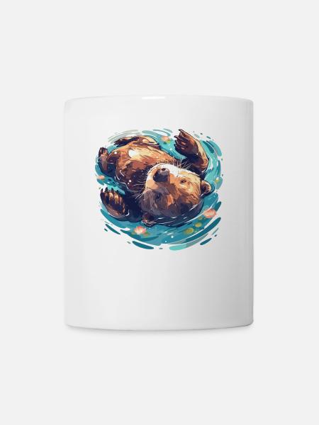 Beaver Biber - Tasse - Weiß