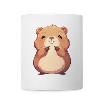 Beaver Biber - Mug blanc - blanc - Devant