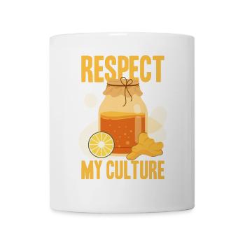 Respecter ma culture - Mug blanc - blanc - Devant