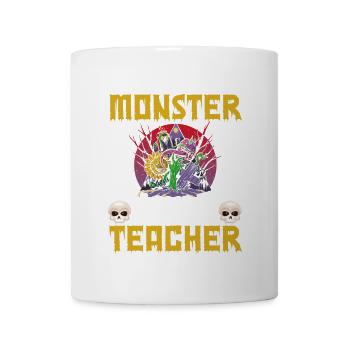 Halloween "J’ai un monstre d’un bon moment - Mug blanc - blanc - Devant