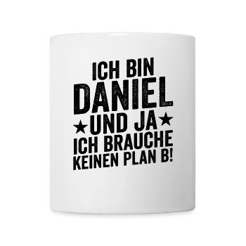 First name Daniel - Mug - white - Front