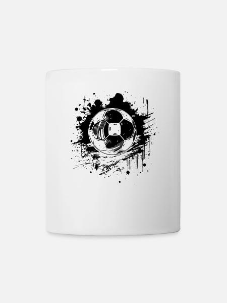 Fußball - Tasse - Weiß