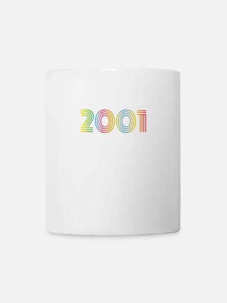 2001 Birthday Funky Year - Mug - white