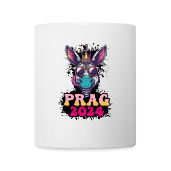 Prague 2024 Âne de fête - Mug blanc - blanc - Devant