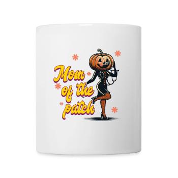 Mom Of The Pumpkin Field Funny Saying Halloween - Mug - white - Front