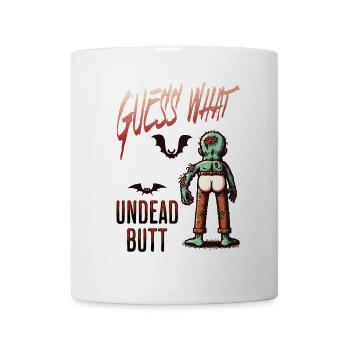 Halloween Costume Décoration Mort-vivant Butt - Mug blanc - blanc - Devant