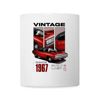 Ich bin nicht alt, ich bin ein Oldtimer, Oldtimer Jahrgang 1967 - Tasse - Weiß - Vorne