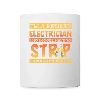 Ich bin ein pensionierter Elektriker, der nicht me - Tasse - Weiß - Vorne