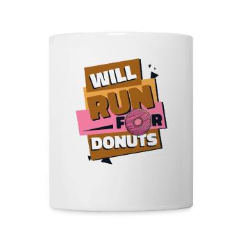 Va courir pour les beignets Doughnut Maker Glazed Lover - Mug blanc - blanc - Devant