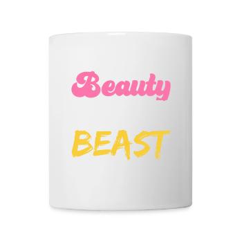 Ich bin eine Schönheit auf der Straße und das Bies - Tasse - Weiß - Vorne