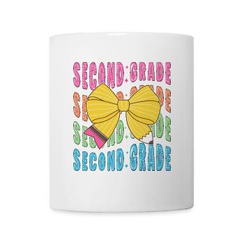 Second Grade Back To School Teacher Kids Coquettey - Mug - white - Front