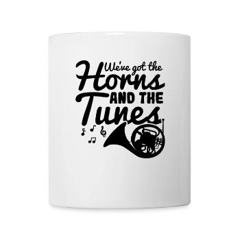 Waldhorn Spruch - Tasse - Weiß - Vorne