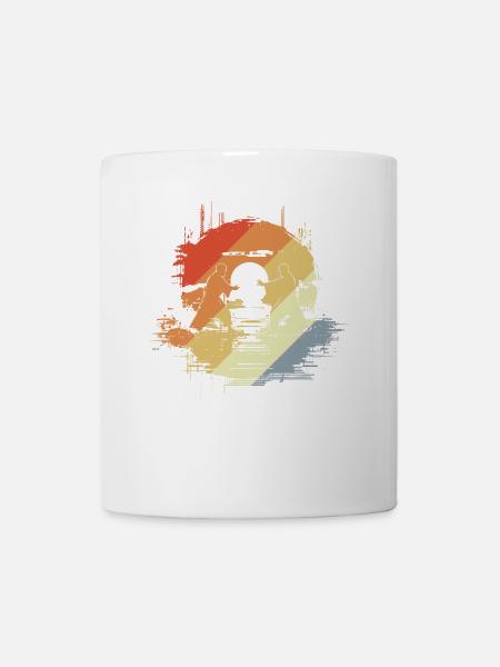 Karate Grafik - Tasse - Weiß