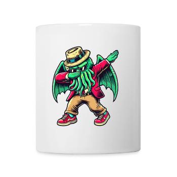 Dabbing drôle Cthulhu Dabbing Design - Mug blanc - blanc - Devant