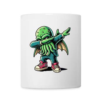 Funny Dabbing Cthulhu Dabbing Design - Mug - white - Front