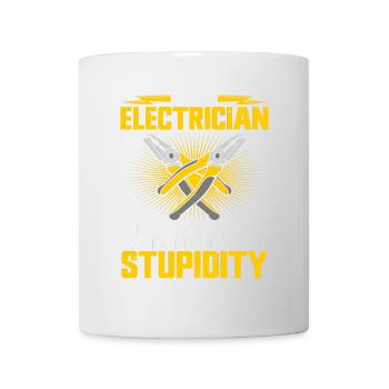Electrician - Tasse - Weiß - Vorne