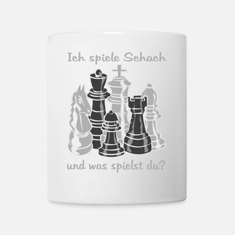 Schach figuren - Tasse - Weiß