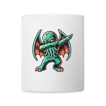 Dabbing drôle Cthulhu Dabbing Design - Mug blanc - blanc - Devant