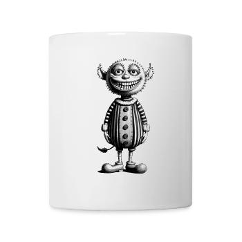Gruseliges Monster Design Halloween Gnome Outfit - Tasse - Weiß - Vorne